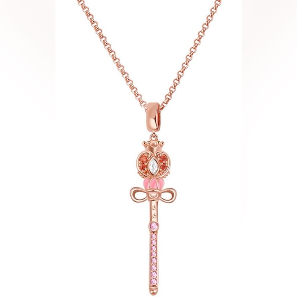 Magical Girl Rose Gold Necklace